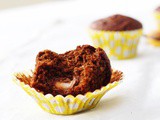 Chocolate and Banana Creme Egg Surprise Muffins