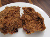 Cranberry Oat Streusal Muffins