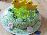 Duck Birthday Cake