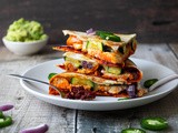 Harissa Chicken Quesadillas