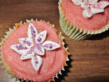 Marshmallow Flower Cupcakes