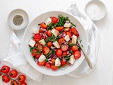 Samphire Salad with Tomatoes and Balsamic Vinegar