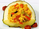 Spanish Rice Stuffed Marrow Recipe