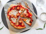 Spicy Margherita Pizza (Bread Maker Dough Recipe)