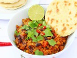 Vegan Lentil Chilli with Black Beans