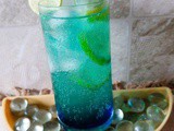 Blue Lagoon Mocktail | Blue Curacao Summer Drink