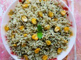 Creamy Cajun Potatoes ������|�����������������������|| Corn and Spinach Rice����������������������