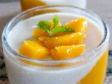 Mango Panna Cotta | Italian Panna Cotta with Mango