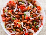 Rajma Salad | Red Kidney Beans Salad With Olive Oil Dressing