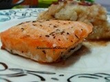 Baked Salmon & Mashed Potato