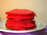 Red Velvet Pancakes