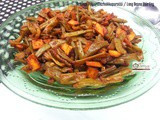 Achinga Payar Mezhukkupuratti / Long Beans Stir Fry