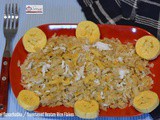 Aval Nanachathu / Sweetened Beaten Rice Flakes / Sweet Poha