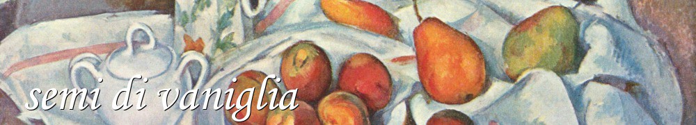 Very Good Recipes - semi di vaniglia
