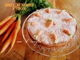 Torta di carote e cocco con carotine di marzapane (gluten free)