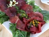 Con airc: Bresaola con gremolata di Arance