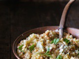 Fregola sarda con verdure e zafferano