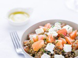 Insalata di lenticchie e feta greca