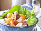 Insalata di melone feta e olive