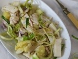 Insalata tiepida di calamari e puntarelle