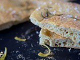 La Focaccia con limone e rosmarino