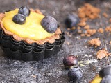 Lime curd e crostatine al cioccolato