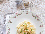 Risotto rapa bianca e nocciole tostate