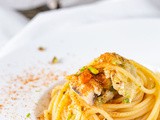 Spaghetti pesce spada finocchi e bottarga