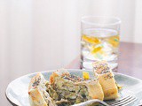 Strudel di carciofi e formaggio di fossa