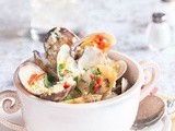 Zuppetta di vongole con cuscus