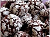 Amaretti al cioccolato ovvero Chocolate crinkle cookies