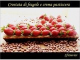 Crostata di fragole e crema pasticcera senza latticini