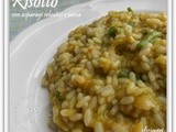 Risotto vegetariano con asparagi selvatici e zucca, sano e leggero