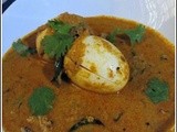 Egg Korma / Mutta Kuruma