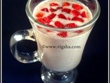 Apple Strawberry Milkshake