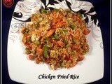 Chicken Fried Rice (Indo Chinese) | சிக்கன் பிரைட் ரைஸ்