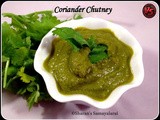 Corainder Chutney / கொத்தமல்லி சட்னி / Cilantro Dip