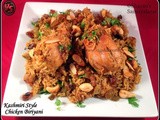 Kashmiri Style Chicken Biriyani - Rice Cooker Method
