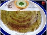 Keerai Dosa | கீரை தோசை | Spinach Dosa | Palak Dosa