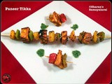 Paneer Tikka ~ Oven, Grill & Stove-top Method / பனீர் டிக்கா