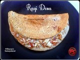 Ragi Dosa - Version 2 | ராகி தோசை