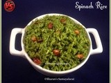 Spinach Rice | கீரை சாதம் | Keerai Sadham | Palak Rice