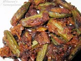 Stuffed Okra/ Bhindi Stir-Fry