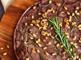 Castagnaccio: Tuscan Chestnut Flour Cake