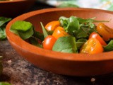 Easy Garden Fresh Cherry Tomato Arugula Salad