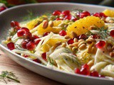 Fennel Orange Salad with Pomegranate and Pine Nuts
