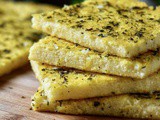 Italian Polenta Pizza with Fresh Herbs