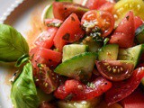 Italian Tomato Salad with Cucumbers