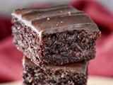 Vegan Zucchini Brownies (Rich Chocolate Flavor!)