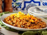 Zucchini Risotto with Squash Blossoms